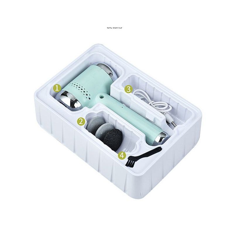 Lima elettrica per la rimozione dei calli dai talloni, strumento automatico intelligente per la cura dei piedi per rimuovere la pelle morta e i calli_voghion.com