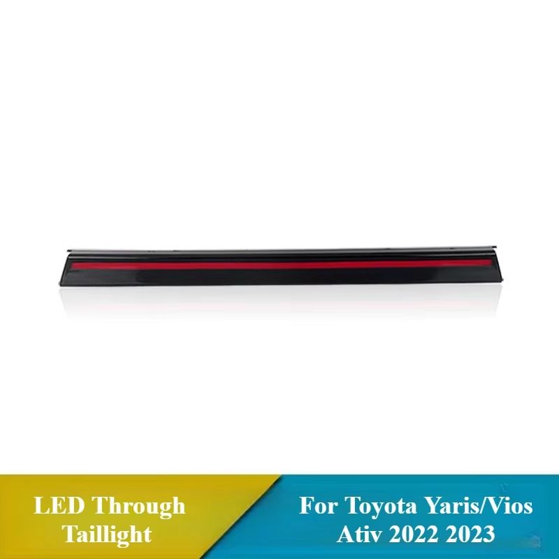 Für Toyota Yaris/Vios Ativ 2022 2023 LED Durch Rücklicht Modifikation Fahren Bremslicht DRL Dynamische Blinker 12V Tageslicht_voghion.com