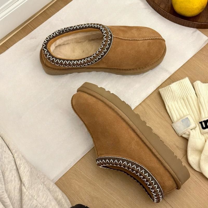 Pantofole Tazz da uomo e da donna, pantofole in pelliccia Tasman, classiche, ultra mini, con plateau, in pelle scamosciata e montone, scarpe invernali calde, stivaletti da donna_voghion.com