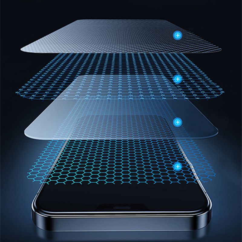 Anwendbare Handyfolie für Apple 13, 15ProMax, Vollbildglas, ESD, antistatisch, gehärtete Folie für iPhone 14, Anti-Sichtschutz_voghion.com