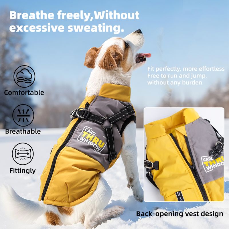 Coat With Straps Small And Large Dogs, Reflective Clothing Mops, Chihuahuas, Outfits For Puppies, Poodles, Costume, Pet By PawParty Store_voghion.com