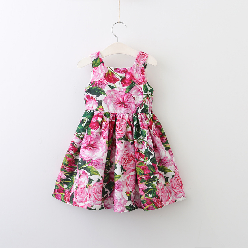 Gonna per bambini, per mamma e bambini, primavera ed estate, con stampa completa, a maniche corte, per neonati, in cotone di bambù sottile_voghion.com