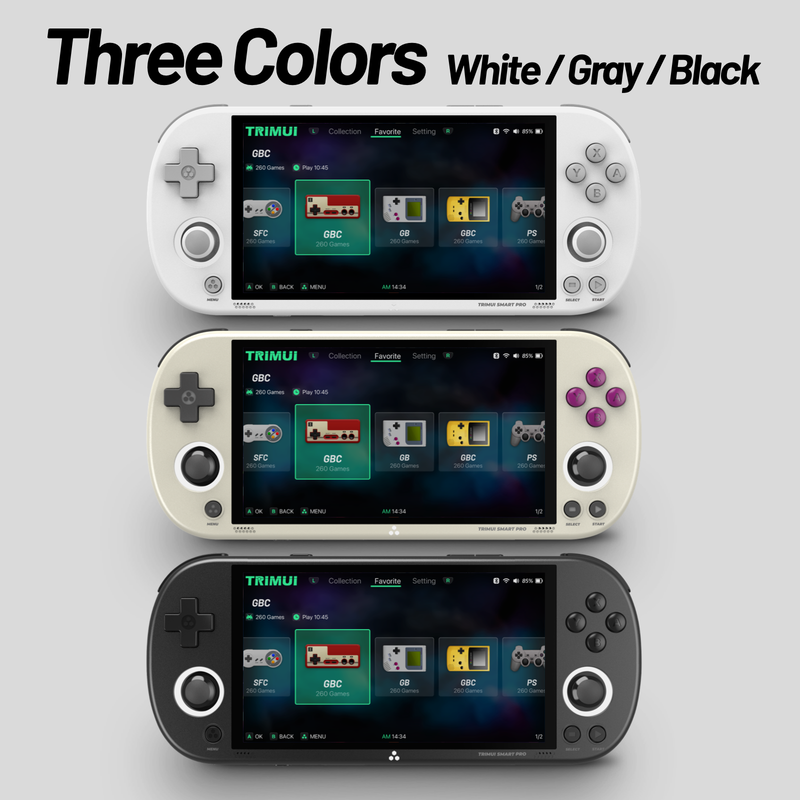 TRIMUI Smart Pro 0pen Source Console de poche rétro Arcade HD 4.96 pouces Ips écran système Linux jeu Cnsole pour garçon_voghion.com