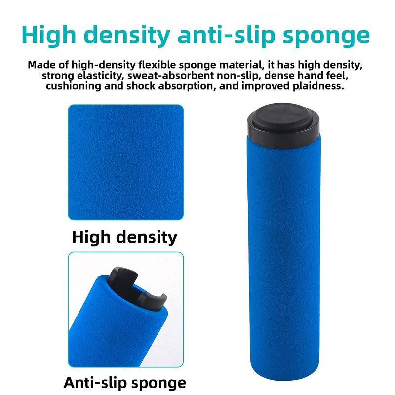 Bicycle Handlebar Aluminum Alloy Locking Mountain Sponge Grips Fixed Gear Bike Comfortable Shock Absorption Handlebars_voghion.com