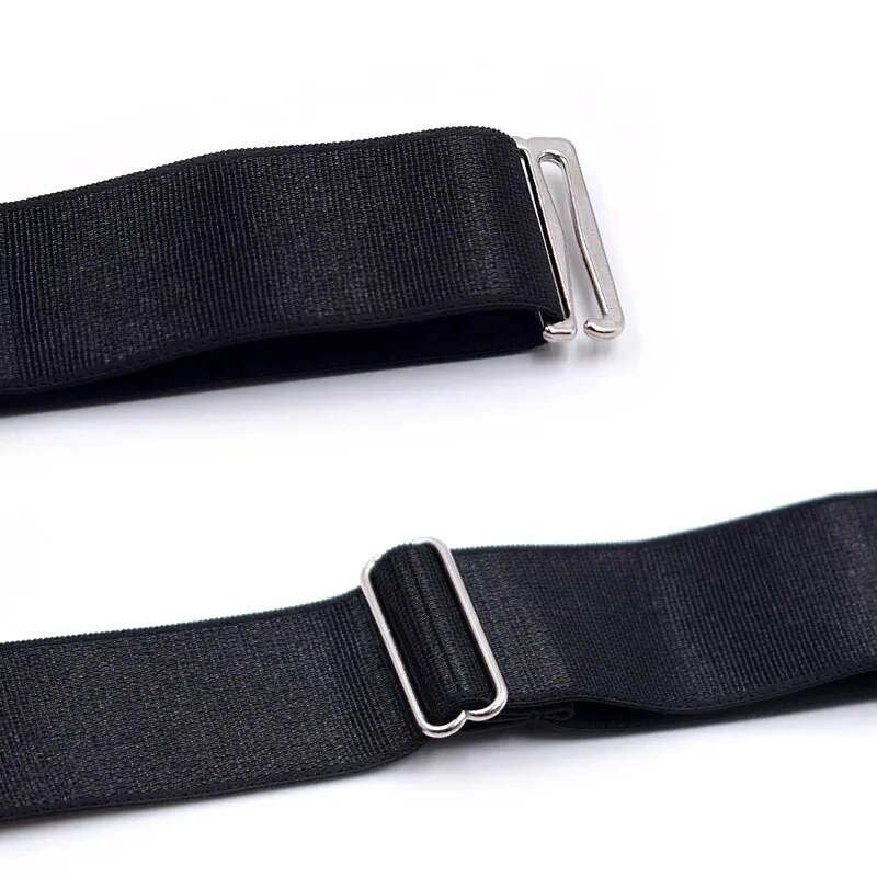 VOOTHOST Camicia da uomo Soggiorni Camicia elastica regolabile Tuckers Giarrettiere Portacamicie con morsetti di bloccaggio antiscivolo VA035_voghion.com