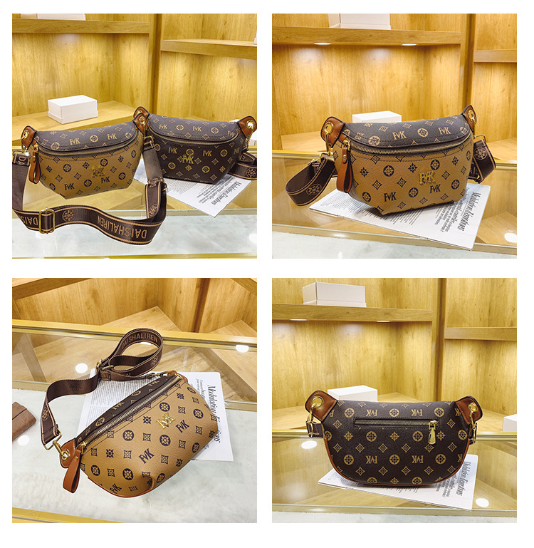Borse da donna 2023 Borse a tracolla stampate di nuova moda alla moda Borse da petto da donna stampate retrò Borse da donna occidentali versatili_voghion.com