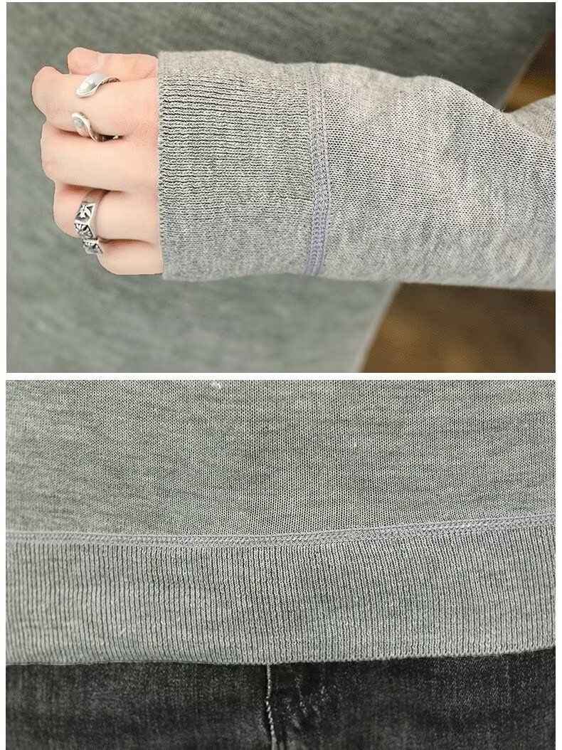 Maglione dolcevita da uomo in velluto e a collo alto, maglione casual da uomo autunno e inverno, semplice e alla moda, pullover elegante_voghion.com