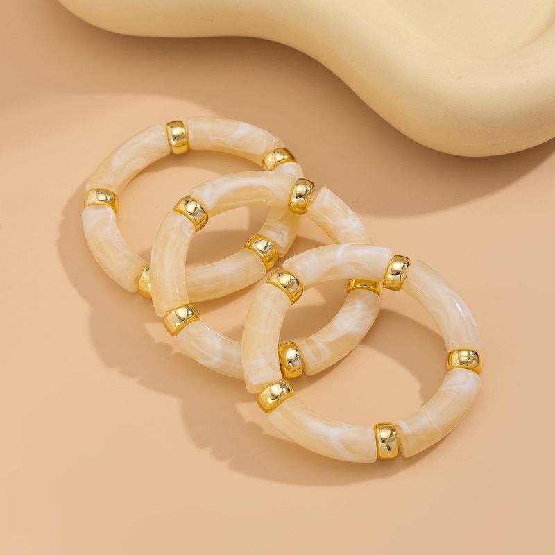 Bracelets en plastique CCB géométriques punk en gros_voghion.com