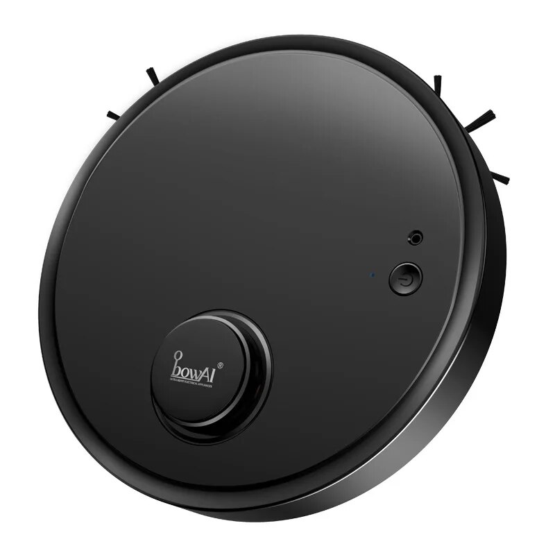Robô aspirador de pó automático 3 em 1, inteligente, sem fio, varre molhado e seco, máquina de limpeza ultrafina, esfrega, casa inteligente_voghion.com