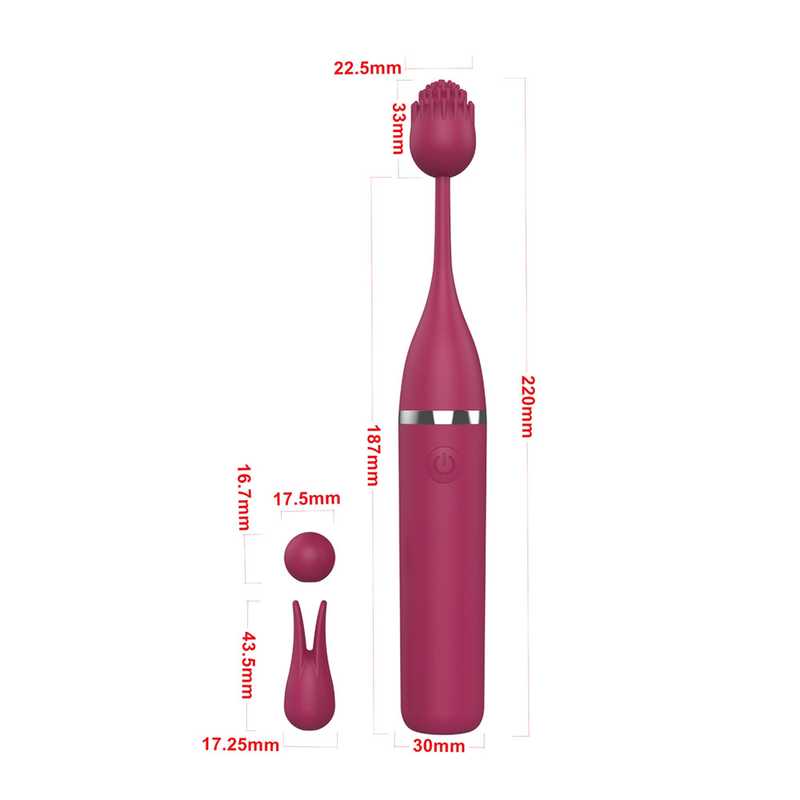 Erwachsene Produkte 3 Kopf Wiederaufladbare G Spot Vibration frauen Ares Honig Bean Massager AV Stick_voghion.com