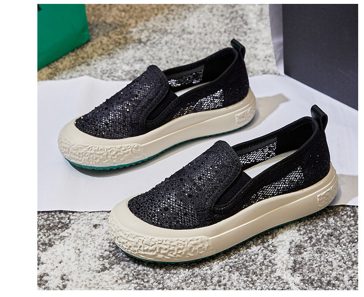 2023 sommer Neue Fischer Schuhe mit dicken sohlen Casual Atmungsaktive Einzelne Schuhe frauen flache flache schuhe frauen slip-on frauen schuhe flut_voghion.com