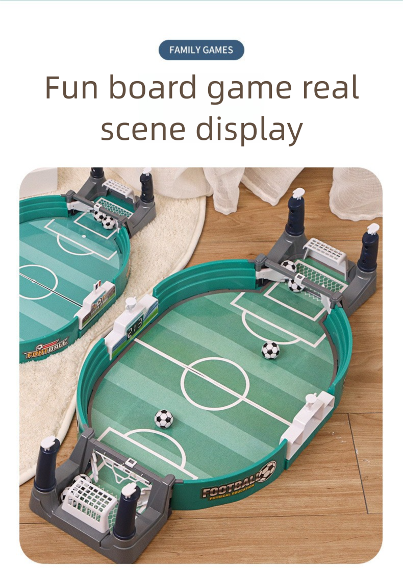 Jouet de jeu de machine de football de table pour enfants Double Battle_voghion.com