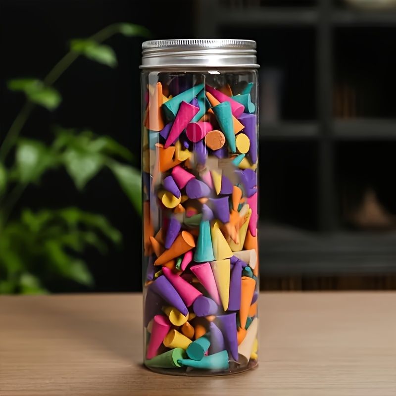 200 Stück Premium-Räucherstäbchen aus Sandelholz mit floralen Düften, Aromatherapie für den Duft von Yoga und Raum zu Hause, kein Brenner im Lieferumfang enthalten_voghion.com