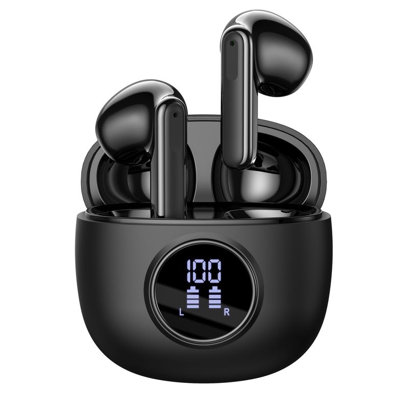 New Y20 Dual Mark ENC Noise Cancelling Bluetooth Earbuds Private Model Semi-In-Ear With LED Battery Display TWS Durability Upgrade_voghion.com