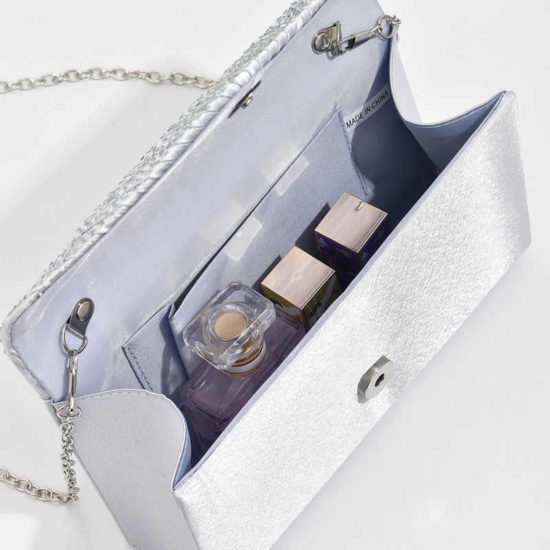 Damen Schmuckset Abendtasche Einzelne Schulter Mode Halskette Ohrringe Armband Ring Set_voghion.com