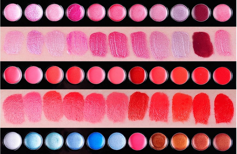 Colors 66 Beauty Make Up Lipsticks Lip Gloss Moisturizer Shimmer Lipstick Palette Maquiagem Moisturizer Lip Gloss stick_voghion.com