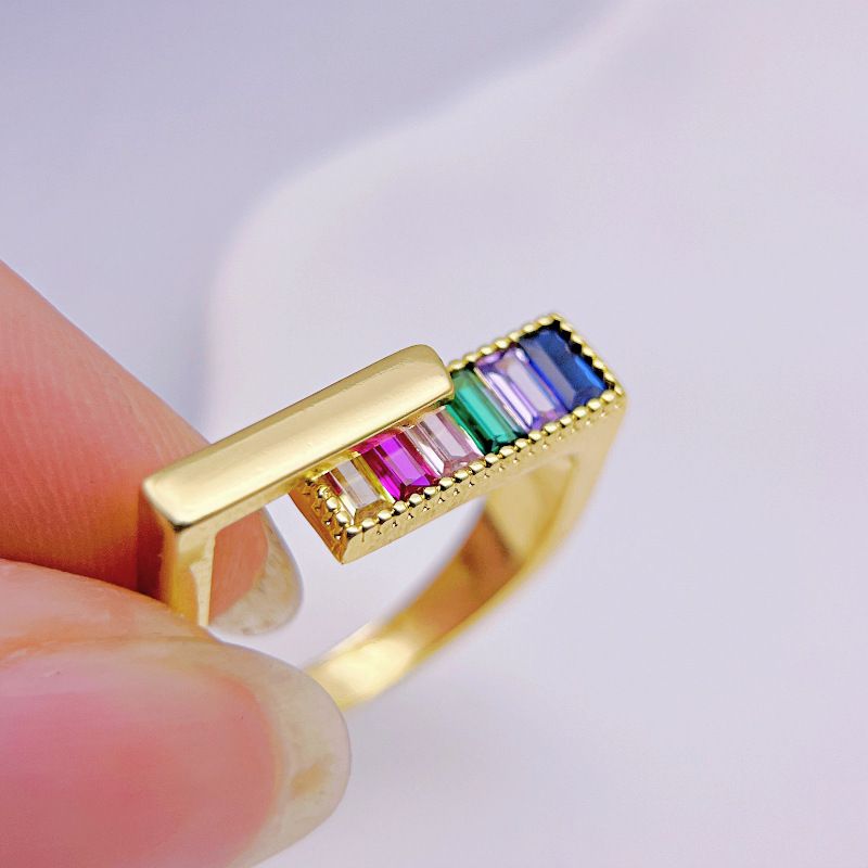 Hot Selling Nieuwe 14k Vergulde Ophanging Gegraveerde Rozenbloem Ring Voor Vrouwen, Gepersonaliseerd Modecadeau_voghion.com