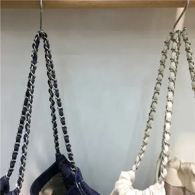 Borsa a tracolla grande in tela di jeans calda per donna, borsa a tracolla alla moda coreana -_voghion.com