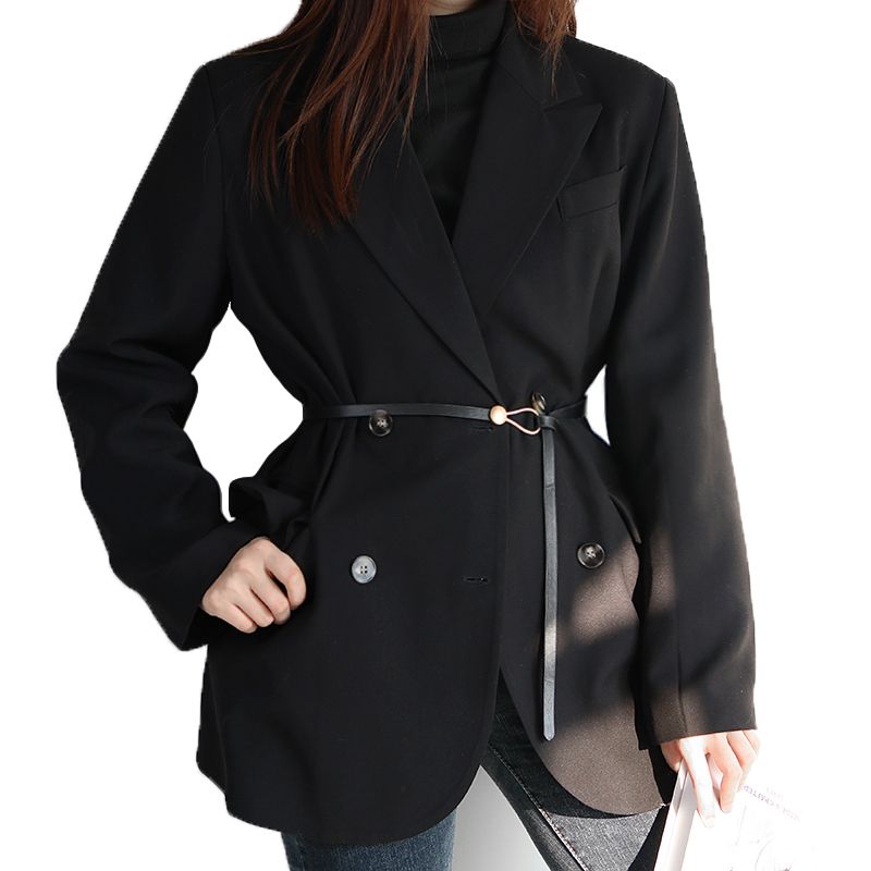 Cintura elastica con fibbia in metallo CALDA per donna Cinture in vita con doppio anello color argento color oro Cintura elastica da donna femminile 벨트_voghion.com