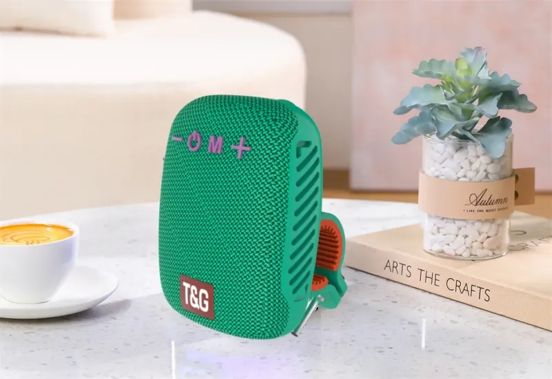Udendørs cykel TG392 Bærbar Bluetooth-højttaler TWS Trådløs Mini Bas FM Radio Soundbar Boombox Ridning Musik Afspil højttaler_voghion.com
