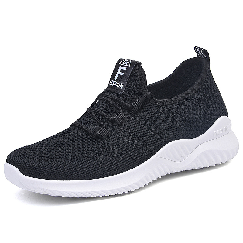 Damen Große Damenschuhe Damen Freizeitschuhe Atmungsaktive Fly-woven Einzelschuhe Sneakers Damen_voghion.com