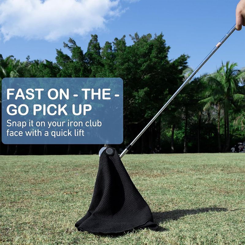 Neu Golf magnetische reinigung handtuch tragbare wasser absorbieren golf_voghion.com