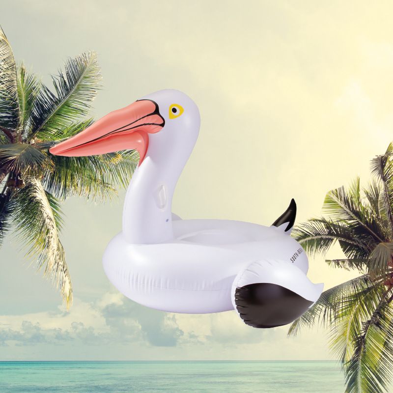 Aufblasbarer Langschnabelvogel-Pool-Schwimmring – Aufsitztier-Schwimmring für Erwachsene und Kinder (150 cm, strapazierfähiges PVC, bequemer Sitz, unverzichtbarer Sommerspaß)_voghion.com