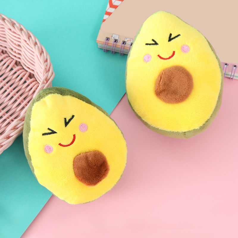 Guangying Dog Molar Toy Bittålig Mjuk Bekväm Söt Avokado Form Sällskapsdjur Hund Tuggande Ljud Leksak Djurtillbehör_voghion.com