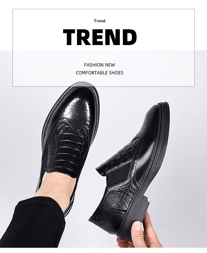 Voyage Cross-Border Dropshipping 2025 Primavera e Autunno Retro British Low-Top Genuine Derby Uomo Suola Spessa Casual Pelle_voghion.com