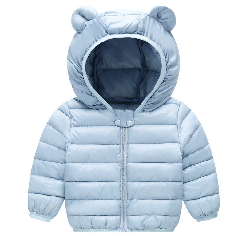 Jaqueta infantil acolchoada de algodão para crianças, primavera e inverno, desenho animado, jaqueta curta acolchoada de algodão infantil para meninos e meninas_voghion.com