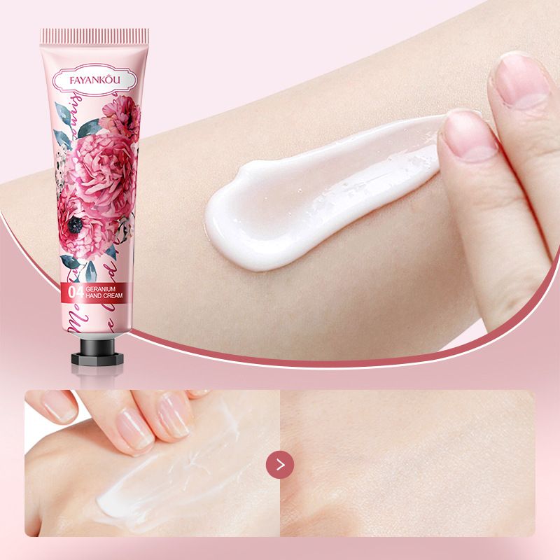 FAYANKOU Geranium Moisturizing Anti Cracking Hand Cream For Autumn And Winter_voghion.com
