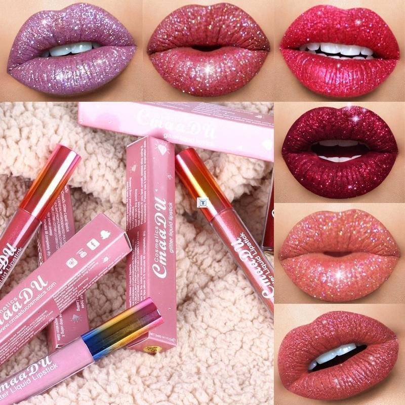 2023Glitter 24ss Lips Make Up Liquid Lipstick Waterproof Long 2023 hot tick_voghion.com