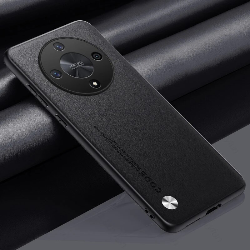 Θήκη Honer Magic6lite Απλό δερμάτινο κάλυμμα τηλεφώνου για Honor Magic6 Lite 6Lite Light 5G 2024 TPU Soft Frame Protect Funda_voghion.com