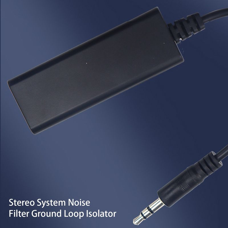 Isolatore Riduzione Intelligente Eliminazione del Ronzio Interfaccia da 3,5 mm Car Stereo Sstem Aux Audio Noise Reducer Filtro Casa_voghion.com