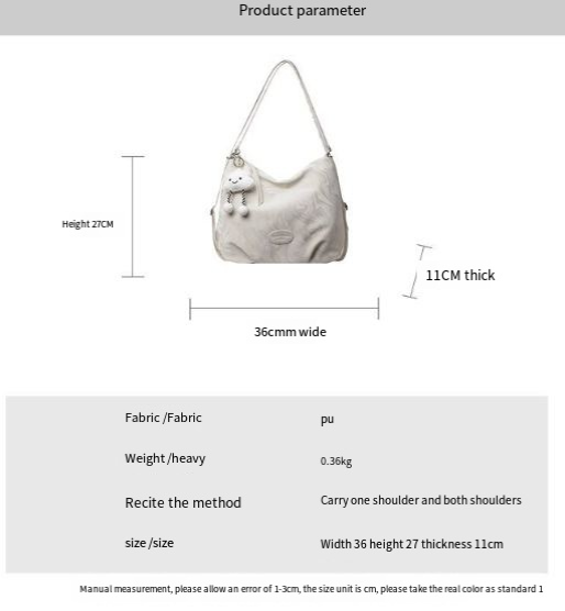 Borsa tote minimalista e capiente per donna, modello coreano, estate 2024, versatile, con tracolla di alta qualità e tracolla ascellare._voghion.com