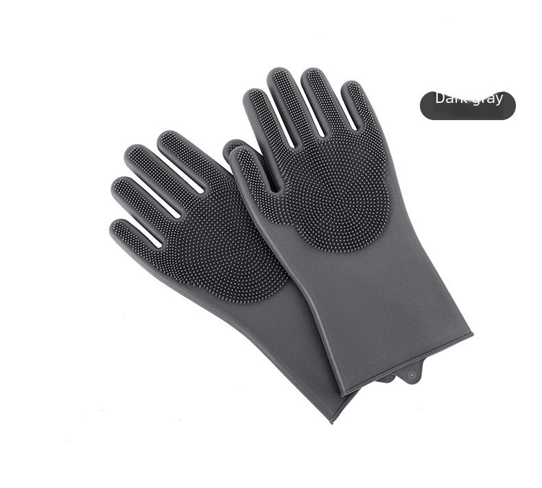 Haqi Pet Silicone Gloves Cat and Dog Anti-scratch Anti-bite Pet Bath Gloves Comfortable Massage SPA Gloves Brush_voghion.com