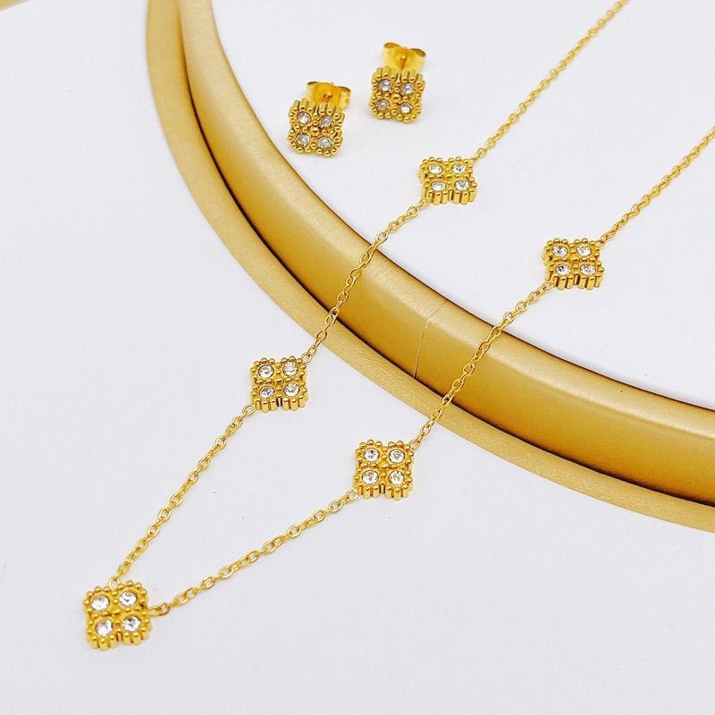 New 9Mm Four Leaf Clover Full Diamond, Grand, Fashionable, Versatile, Elegant And Timeless, High-End Internet Celebrity_voghion.com