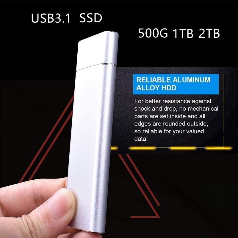 Externe Hochgeschwindigkeits-SSD-Festplatte 1 TB, 2 TB, 4 TB, 6 TB, 8 TB, 16 TB, Mini-Erweiterungs-Upgrade, Solid-State-Laufwerk_voghion.com