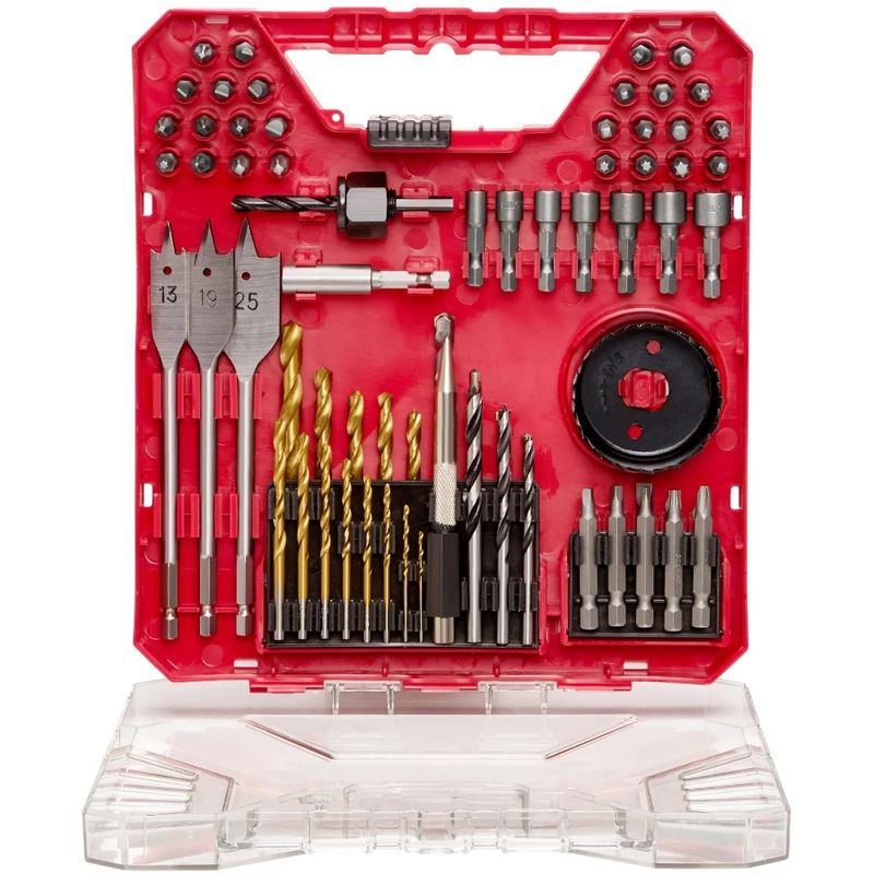 With Set Multi-purpose VEVOR Bit Case Screwdriver PCS Bit 70 Drill Set Carrying_voghion.com