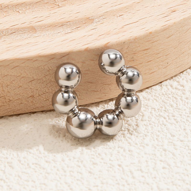 1 Piece 3 Pieces Set Elegant U Shape Plating Alloy Ear Cuffs_voghion.com
