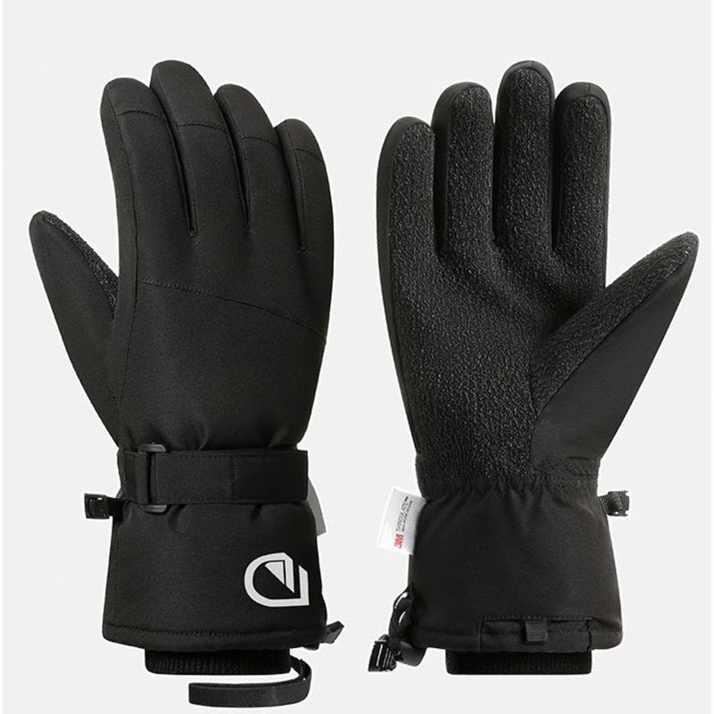3M Cotton Kevlar Ski Gloves Single And Double Board Built-in Waterproof Bag Touchscreen Winter Fleece-lined Warm Outdoor_voghion.com