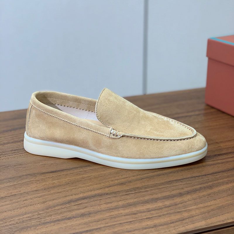 Le Fu - Zapatos planos de pareja, cómodos, informales, grandes, de un solo paso, 2024_voghion.com