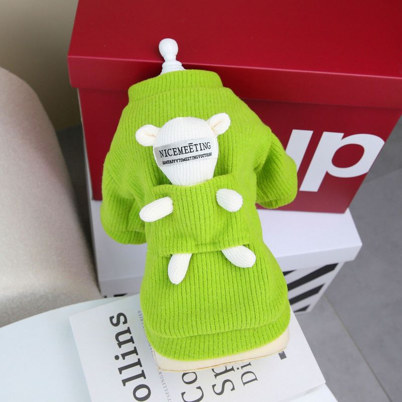 Dog autumn and Teddy cat winter pet clothing thickened new 23 teddy bear sweater_voghion.com