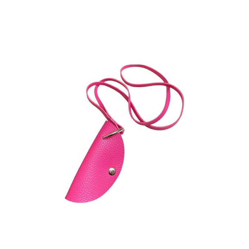 Collana con ciondolo a forma di gnocco in pelle con dopamina, portachiavi anti-perdita, accessorio portatile per occhiali da appendere al collo_voghion.com
