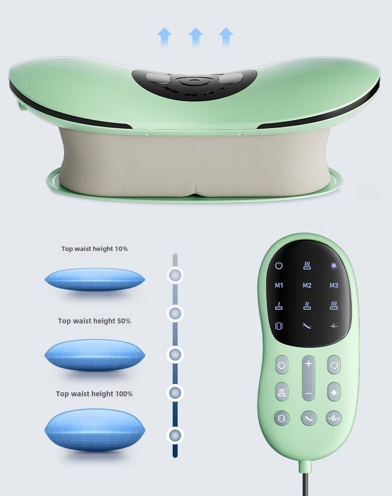 JAIYORLElectricLumbarTractionMassagerAdjustableVibrationWaistSpineSupportBackMassageMachineWaistMasajeador_voghion.com