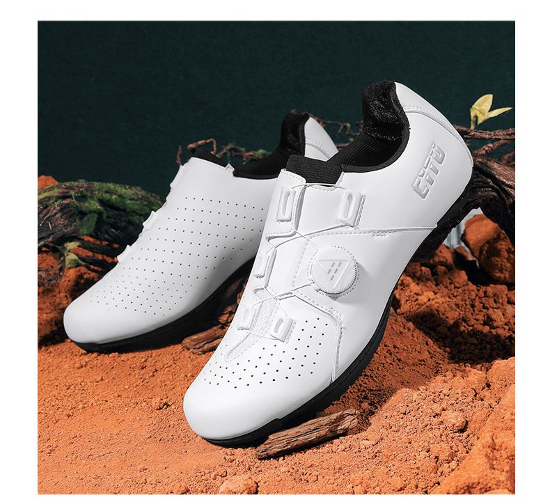 New Road Bike Cycling Shoes Men's Mountain Bike Bicycle Shoe Lock Competition Road Bike Lock Shoe Set Women's Cycling Shoes_voghion.com