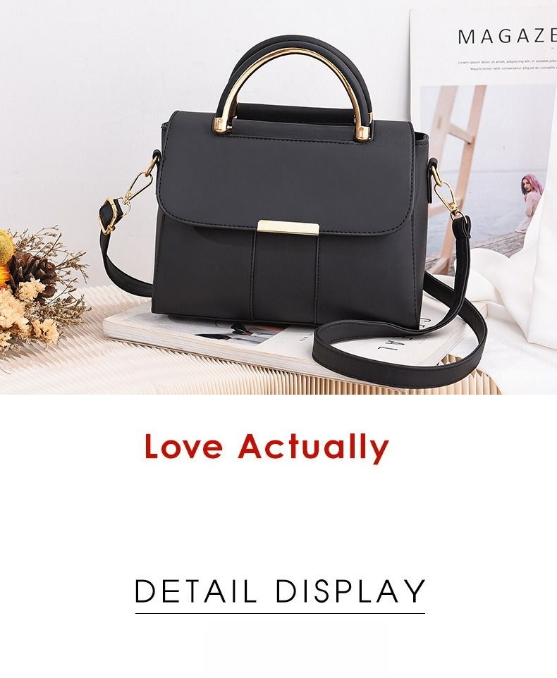 Fashion Large Capacity Messenger Bag Shoulder Bag Temperament Handbag_voghion.com