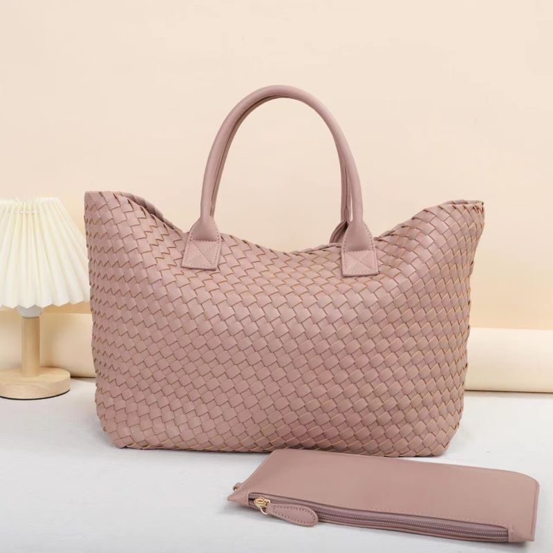 Handbag Trend Hand Woven Vegetable Blue Son Large Capacity Carry-on Bag Woman_voghion.com