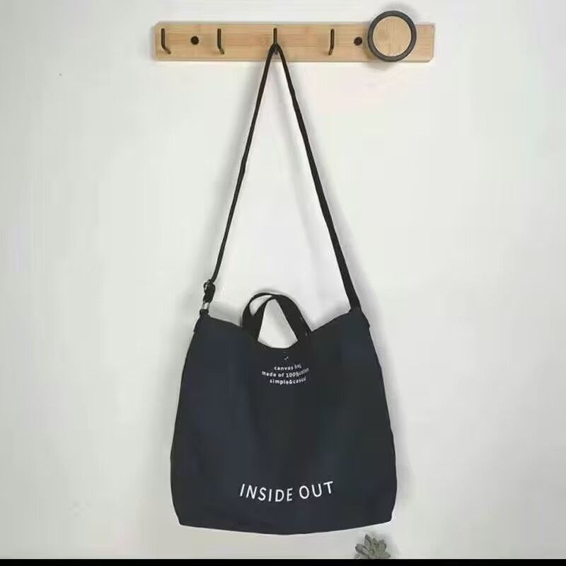 Canvas Crossbody Men's Handbag Commuting Male College Student Class Shoulder Bag Large Capacity Backpack_voghion.com