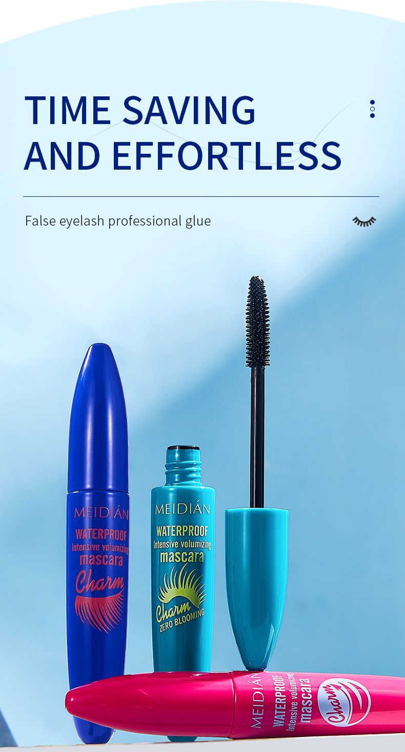 Mascara Meidian Mascara Waterproof, Thick, Curled, Long And Non Smudged Mascara_voghion.com